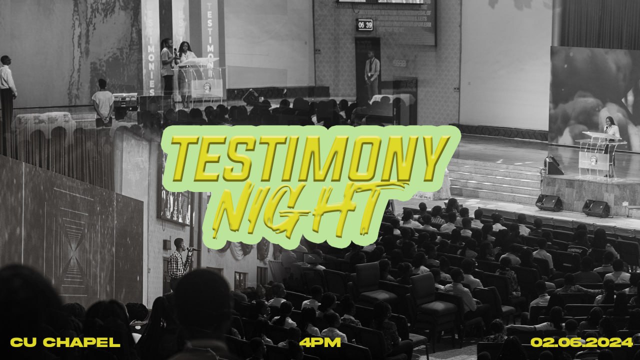 A Testimony NIght Poster